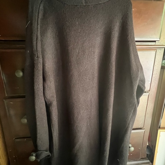 Time and Tru Longline Open Front Cardigan – XXL (20) – Soft Black Knit - Picture 6 of 6